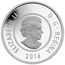 Canada 5 Dollars Flowers in Canada. Poinsettia 2014 Proof KM# 1767 ELIZABETH II 2014 D G REGINA coin obverse