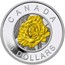 Canada 5 Dollars Flowers in Canada. Rose 2014 Proof KM# 1768 CANADA 5 DOLLARS BAL coin reverse