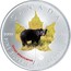 Canada 5 Dollars Grizzly 2015 CANADA 9999 9999 FINE SILVER 1 OZ ARGENT PUR URSUS AMERICANUS coin reverse