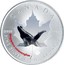 Canada 5 Dollars Humpback Whale 2015 CANADA 9999 9999 FINE SILVER 1 OZ ARGENT PUR MEGAPTERA NOVAEAMGLIAE coin reverse