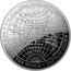 Australia 5 Dollars Map of the World 2019 1812 A NEW MAP OF THE WORLD • CAPTAIN COOK'S TRACKS 1 OZ .999 AG coin reverse