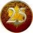 Canada 5 Dollars Maple Leaf - 25th Anniversary (Sunrise Birds Edition) 2013 BU 25 coin reverse