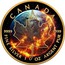 Canada 5 Dollars Maple Leaf - Apocalypse Edition 2016 BU CANADA 9999 9999 FINE SILVER 1 OZ ARGENT PUR coin reverse