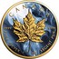 Canada 5 Dollars Maple Leaf (Blue Magic Edition) 2017 BU CANADA FINE SILVER 1 OZ ARGENT PUR 9999 9999 coin reverse