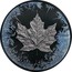 Canada 5 Dollars Maple Leaf (Deep Frozen Edition) 2017 BU CANADA 9999 9999 FINE SILVER 1 OZ ARGENT PUR coin reverse