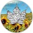 Canada 5 Dollars Maple Leaf Four Seasons - Summer 2013 BU CANADA 9999 9999 FINE SILVER 1 OZ ARGENT PUR coin reverse