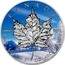 Canada 5 Dollars Maple Leaf Four Seasons - Winter 2013 BU CANADA 9999 25 9999 FINE SILVER 1 OZ ARGENT PUR coin reverse