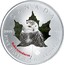 Canada 5 Dollars Owl 2015 CANADA 9999 9999 FINE SILVER 1 OZ ARGENT PUR BUBO SCANDIACUS coin reverse