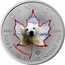 Canada 5 Dollars Polar Bear Cub 2016 CANADA 9999 9999 FINE SILVER 1 OZ ARGENT PUR LITTLE WILD ONES coin reverse
