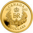Canada 5 Dollars Queen's Diamond Jubilee. Royal Cypher 2012 KM# 1236 CANADA 1952 - 2012 E II R 60 5 DOLLARS coin reverse