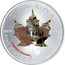 Canada 5 Dollars Sage Grouse 2015 CANADA 9999 9999 FINE SILVER 1 OZ ARGENT PUR LAGOPUS LEUCURA coin reverse