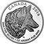 Canada 5 Dollars The Wolf 2016 KM# 1910 CANADA 2016 9999 FINE SILVER 1 OZ ARGENT PUR 9999 PL coin reverse