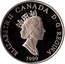 Canada 5 Dollars Viking Ship 1999 Proof KM# 398 ELIZABETH II CANADA D∙G∙REGINA 1999 coin obverse