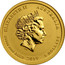 Australia 5 Dollars Year of the Pig 2019 ELIZABETH II AUSTRALIA 1/20 OZ 9999 GOLD 2019 5 DOLLARS IRB coin obverse