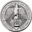 UK 5 Pounds Queen's Beasts - Falcon of the Plantagenets 2019 FALCON OF THE PLANTAGENETS•2OZ•FINE SILVER•999.9•2019 JC coin reverse