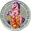 UK 5 Pounds The Queen's Beasts - Unicorn of Scotland (Colorized) 2018 BU UNICORN OF SCOTLAND 2 OZ•FINE SILVER•999.9•2018 JC coin reverse
