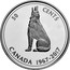Canada 50 Cents 1967 Centennial - Wolf 2017 Proof 50 CENTS CANADA 1867-2017 coin reverse