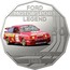Australia 50 Cents Ford High Octane - 1989 Sierra RS500 Cosworth 2018 CoinCard FORD MOTORSPORT LEGEND 50 SIERRA RS500 1989 coin reverse