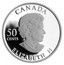 Canada 50 Cents Golden Rose 2005 Proof KM# 536 CANADA 50 CENTS ELIZABETH II coin obverse