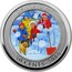 Canada 50 Cents Lenticular Snowball Fight 2018 CANADA 50 CENTS 2018 coin reverse