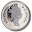 Canada 50 Cents Lynx 1999 Proof KM# 338 ELIZABETH II D. G. REGINA coin obverse