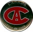 Canada 50 Cents Montreal Canadiens 2009  CANADA 1909-2009 coin reverse