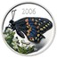 Canada 50 Cents Short-tailed Swallowtail 2006 Proof KM# 649 2006 ST coin reverse