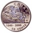 Canada 50 Cents Steeplechase 2000 Proof KM# 393 CANADA BH 1840 ∙ 2000 50 CENTS coin reverse