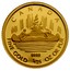 Canada 50 Cents Voyageur Design by Emanuel Hahn - 70th Annivsersary 2005 Proof KM# 542 CANADA 9999 FINE GOLD 1/25 OZ OR PUR coin reverse