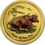 Australia 50 Dollars Lunar Ox BU (Colorized) 2009 YEAR OF THE OX P coin reverse
