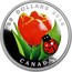 Canada 50 Dollars Murano's Best: Tulip and Ladybug 2018 50 DOLLARS 2018 CANADA coin reverse