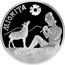 Moldova 50 Lei Miorita 2012 proof MIORIȚA coin reverse