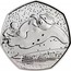 UK 50 Pence 40th Anniversary of The Snowman 2018 BU  coin reverse