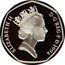 UK 50 Pence D-Day Anniversary (Piedfort) 1994 Proof KM# P17 ELIZABETH II D∙G∙REG∙F∙D∙1994 RDM coin obverse