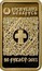 Belarus 50 Roubles Icon of the Most Holy Theotokos of Minsk 2013 Proof KM# A266 РЭСПУБЛІКА БЕЛАРУСЬ AU 999 50 РУБЛЁЎ 2013 coin obverse