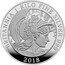 UK 500 Pounds Britannia Label 2018 Proof BRITANNIA 1 KILO FINE SILVER 999 2018 coin reverse