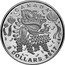 Canada 8 Dollars Lion Dance 2017 Matte Proof CANADA SN 8 DOLLARS 2017 coin reverse
