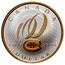 Canada Dollar 100th Anniversary of Montreal Canadiens 2009 Proof in acrillic stand KM# 865 CANADA 1909 2009 DOLLAR coin reverse