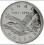 Canada Dollar 10th Anniversary of the One Dollar Loon 1987-1997 Proof KM# 296 CANADA 1987 - 1997 DOLLAR coin reverse