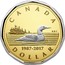 Canada Dollar 30th Anniversary of the Loonie Dollar, Common Loon 2017 Proof CANADA 1987-2017 DOLLAR RRC coin reverse