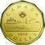 Canada Dollar Common Loon- Loonie (Maple Leaf Privy) 2018 CANADA 2018 DOLLAR RRC coin reverse
