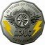 Australia Fifty Cents AC/DC 45 Years of Thunder 2018 45 YEARS OF THUNDER ACDC FIFTY CENTS coin reverse