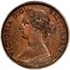 Canada Half cent (Victoria) KM# 5 VICTORIA D:G: BRITT: REG: F:D: coin obverse