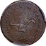 Canada Halfpenny Commerce & Trade 1840  COMMERCE & TRADE coin reverse