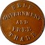 Canada Halfpenny (Prince Edward's Island - Self government and free trade) SELF GOVERNMENT AND FREE TRADE coin reverse