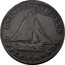 Canada Halfpenny (Sloop Token - Commercial Change Hunter) HALFPENNY TOKEN UPPER CANADA coin obverse