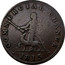 Canada Halfpenny (Sloop Token - Commercial Change Hunter) COMMERCIAL CHANGE 1815 coin reverse