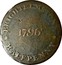 UK Halfpenny Sussex - Brightelmstone W. Mighell 1796  * BRIGHTELMSTONE HALFPENNY * 1796 coin reverse