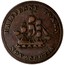 Canada Halfpenny Token For commercial change - Novascotia 1815  HALFPENNY TOKEN NOVASCOTIA coin reverse