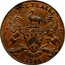 UK Halfpenny (Wiltshire - Salisbury J. & T. Sharpes) FINE TEAS &C GOD GRANT GRACE 1796 coin reverse